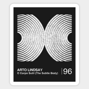 Arto Lindsay / Minimalist Graphic Design Fan Artwork Magnet